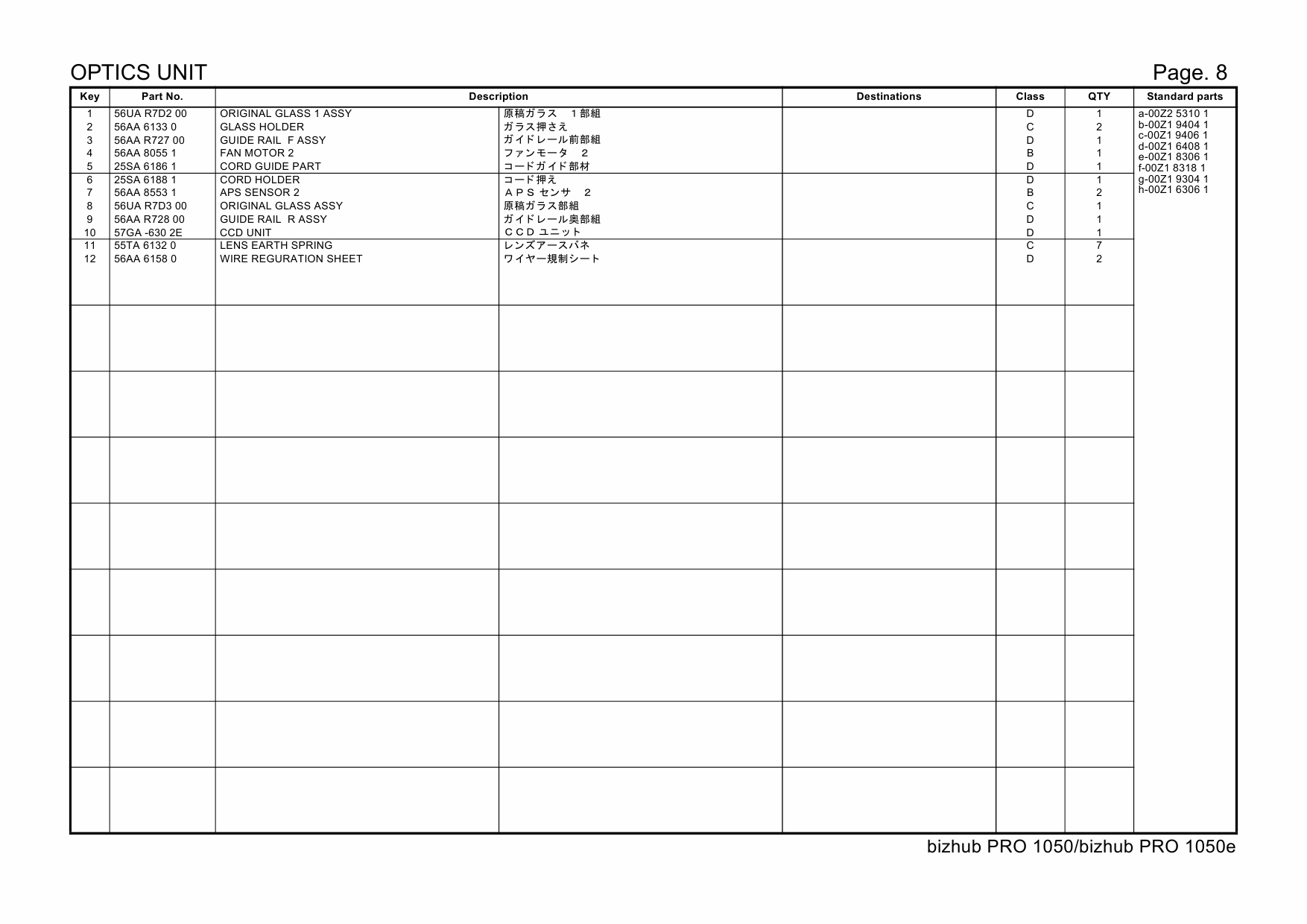 Konica-Minolta bizhub-PRO 1050 1050e Parts Manual-6